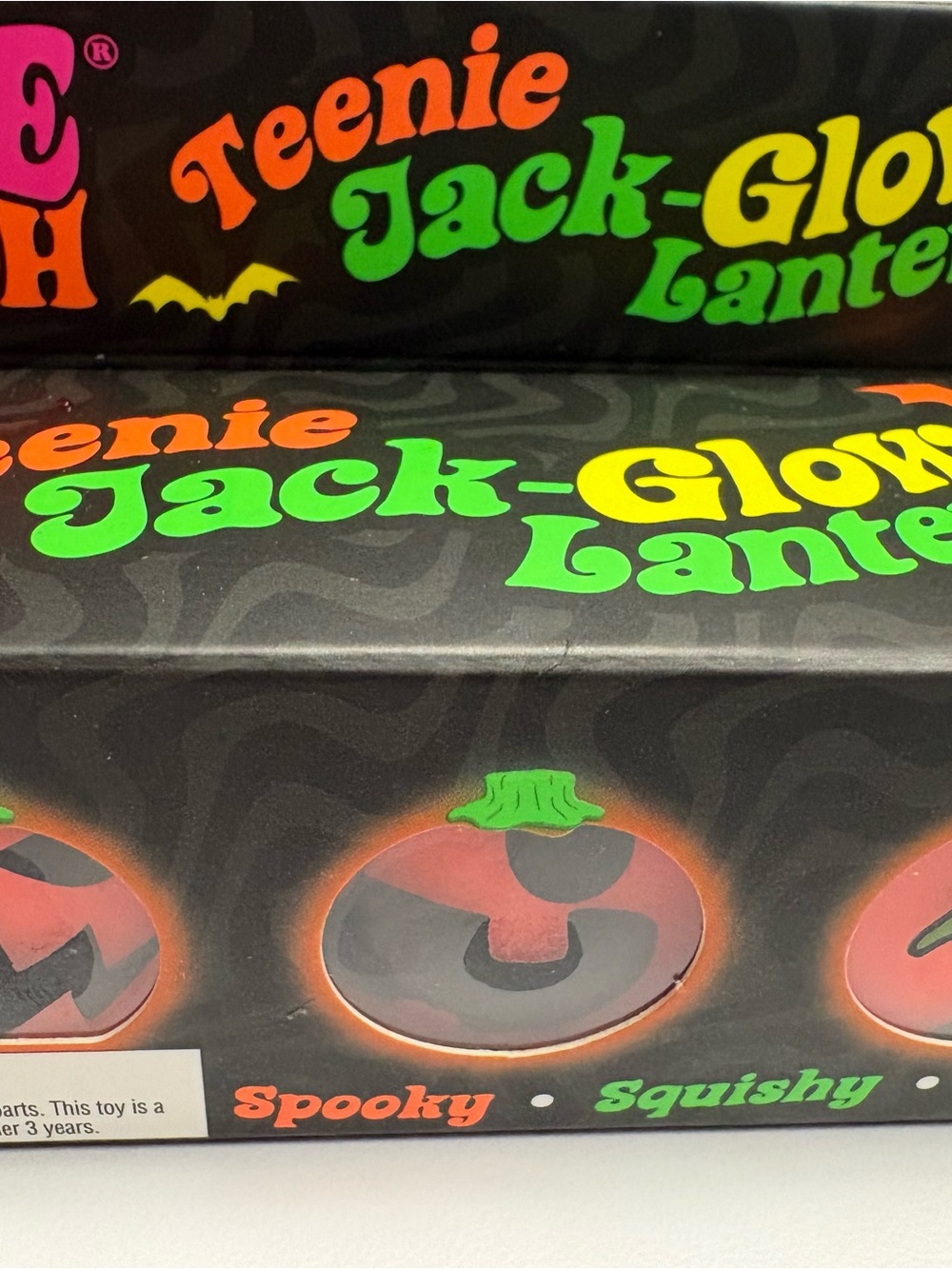 Needoh Teenie Jack Glow Lanterns Squishies Halloween New